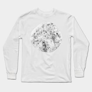 Abstract gray watercolor Long Sleeve T-Shirt